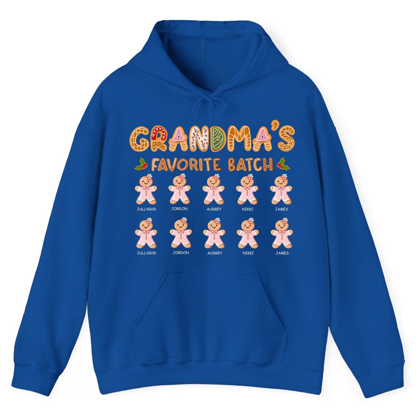 Grandma’s Favorite Batch Custom Name Hoodie – Christmas Family Matching Outfit
