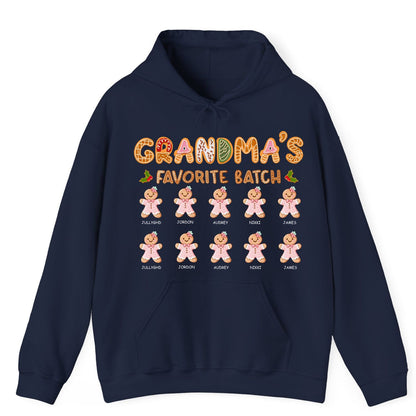 Grandma’s Favorite Batch Custom Name Hoodie – Christmas Family Matching Outfit