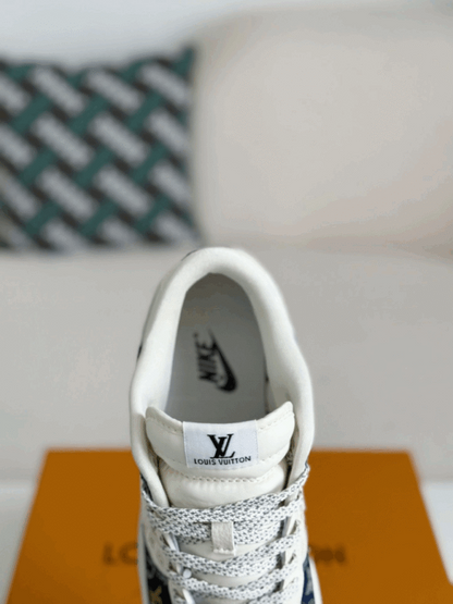 Louis Vuitton x Nike Air Jordan 1 Low “Monogram Denim” (Custom)