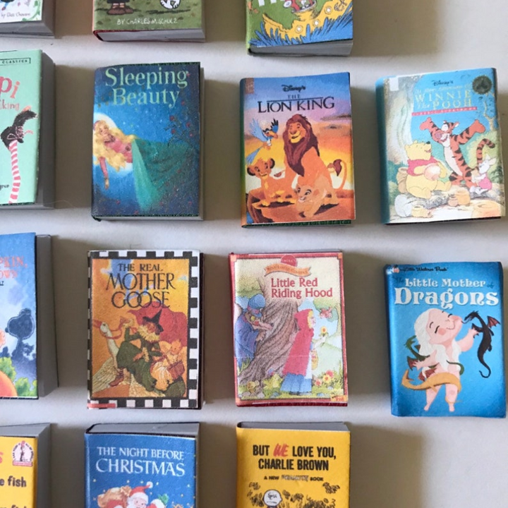 Mixed Handmade Mini Book Ornaments- Unique & Adorable Literary Accessories for Book Lovers, Teachers, and Young Readers