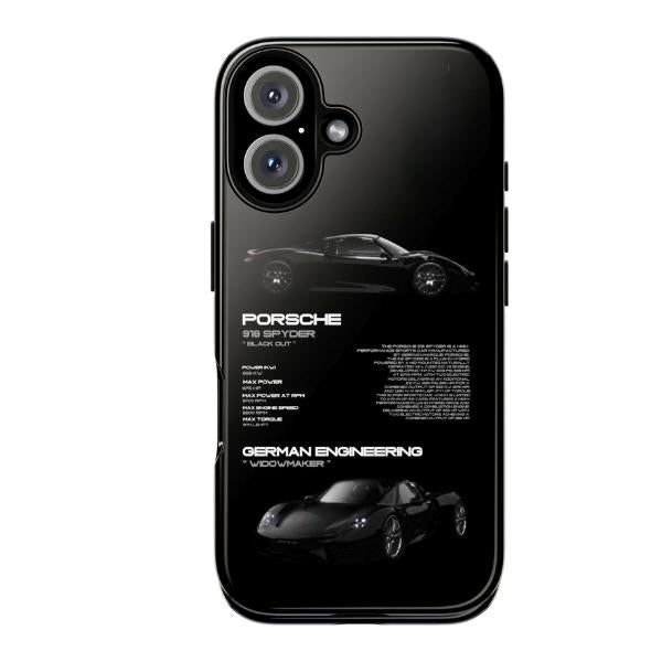 Lightning McQueen x Porsche Cars Tough Phone Case, For iPhone X 11 12 13 14 15 16 Pro Max Plus Samsung Galaxy s24.99 s24 s23 s22 Perfect Dad Gift