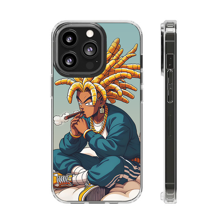 Anime Streetwear Phone Case – Dragon-Inspired Hip-Hop Style, Cool Urban Art Design for iPhone 15/14/13/12/11/XR/XS/X, Pro Max – Trendy Gift for Him or Her