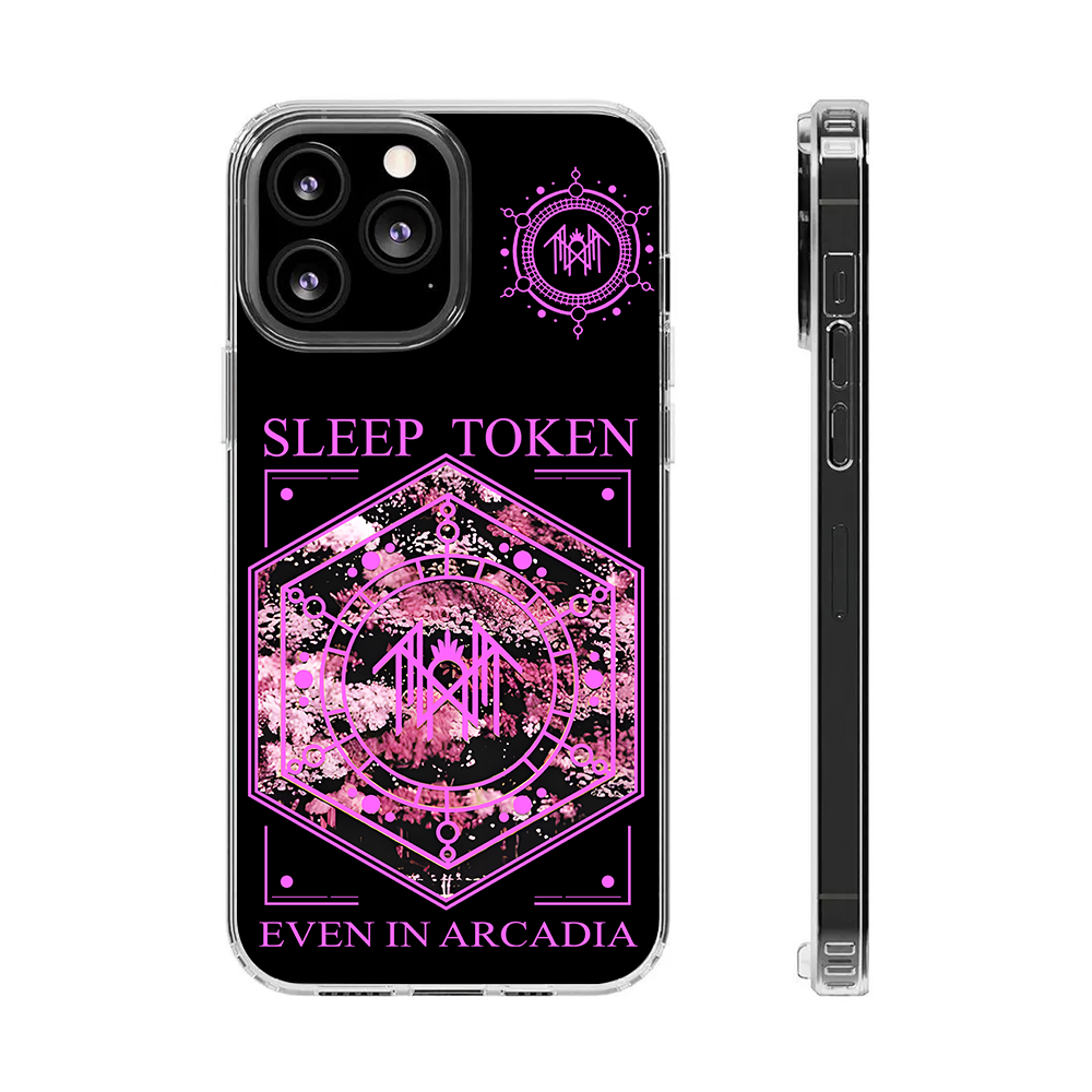 Sleep Token Even in Arcadia Phone Case – Dark Aesthetic Full Moon Design Cover for iPhone 11 12 13 14 15 16 Pro Max, Music Fan Gift Idea