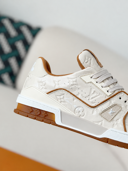 LV Trainer Sneaker White