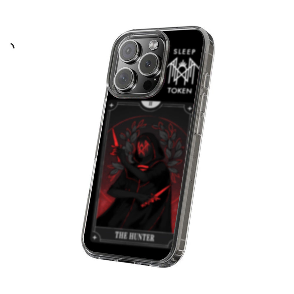 The Hunter Tarot-Inspired iPhone Case, Dark Gothic Assassin Style Cover, Fits iPhone 12 13 14 15 Pro Max