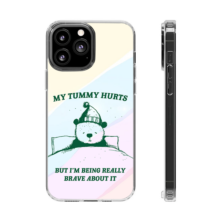Funny Bear Quote Phone Case, Perfect Girly Gift For Girl From iPhone 16 15 14 13 12 11 X Pro Max Plus Samsung Galaxy S24.99 S24 S23 S22 S21 Ultra Plus