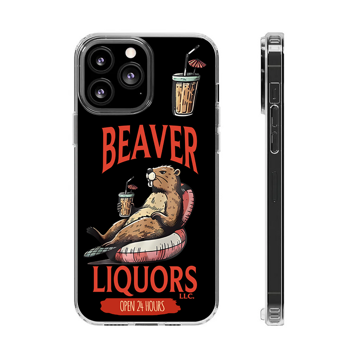 Chill Beaver Vintage Art Phone Case, Perfect Girly Gift For Girl From iPhone 16 15 14 13 12 11 X Pro Max Plus Samsung Galaxy S24.99 S24 S23 S22 S21 Ultra Plus