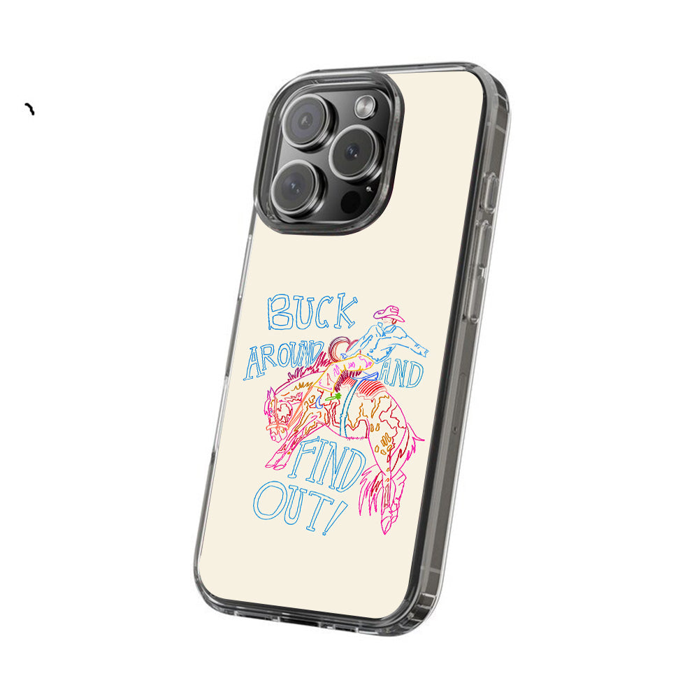Bucking Cowboy Western Phone Case, Perfect Girly Gift For Girl From iPhone 16 15 14 13 12 11 X Pro Max Plus Samsung Galaxy S24.99 S24 S23 S22 S21 Ultra Plus