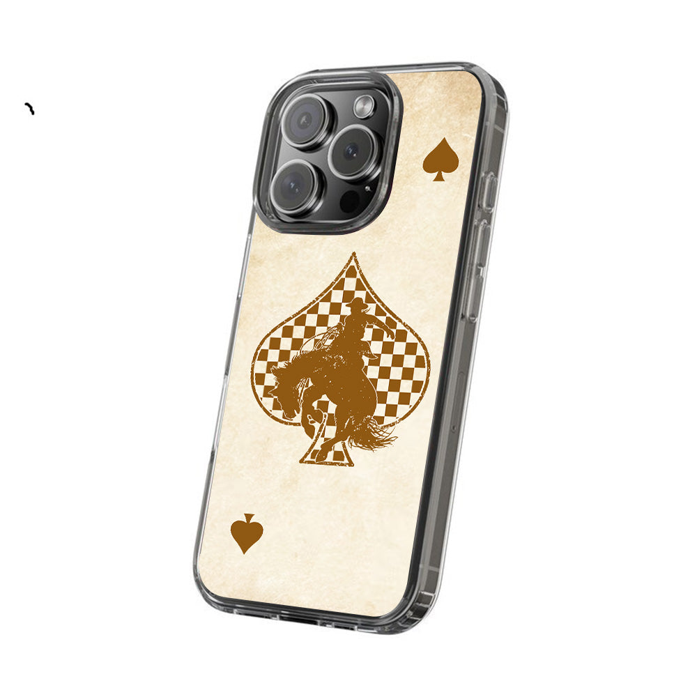 Rodeo Spade Cowboy Phone Case, Perfect Girly Gift For Girl From iPhone 16 15 14 13 12 11 X Pro Max Plus Samsung Galaxy S24.99 S24 S23 S22 S21 Ultra Plus