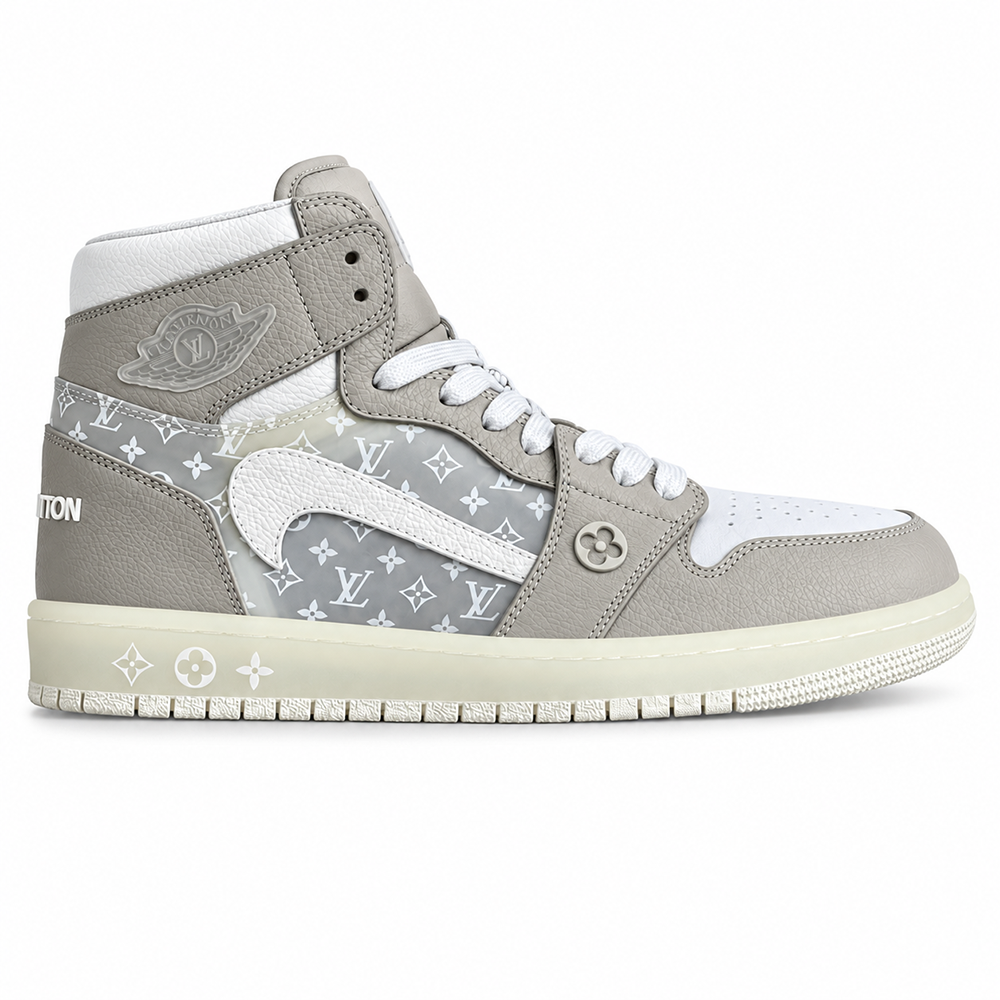 LV x Nike Air Jordan 1 Neutral Beige Edition
