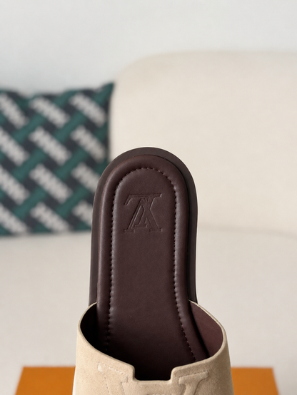 LV Portofino Mule Beige