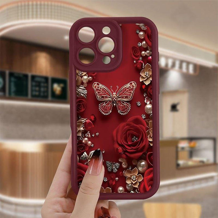 Cute Funny Monkey Sipping Cute Pattern Cool Fashion Gift Anti-drop Phone Case Shockproof For iPhone X 11 12 13 14 15 16 Pro Max Plus gift