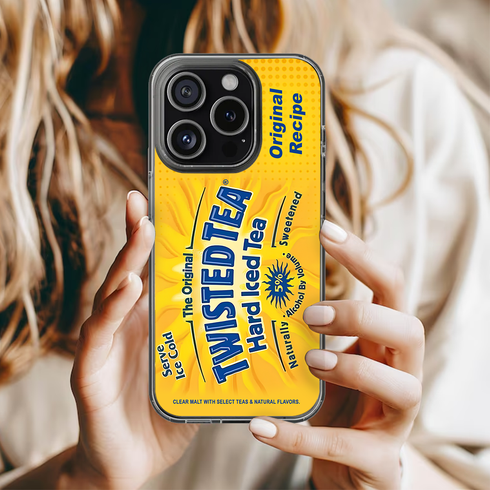 Twisted Tea Hard Iced Tea Can Phone Case, Perfect Girly Gift For Girl From iPhone 16 15 14 13 12 11 X Pro Max Plus Samsung Galaxy S24.99 S24 S23 S22 S21 Ultra Plus