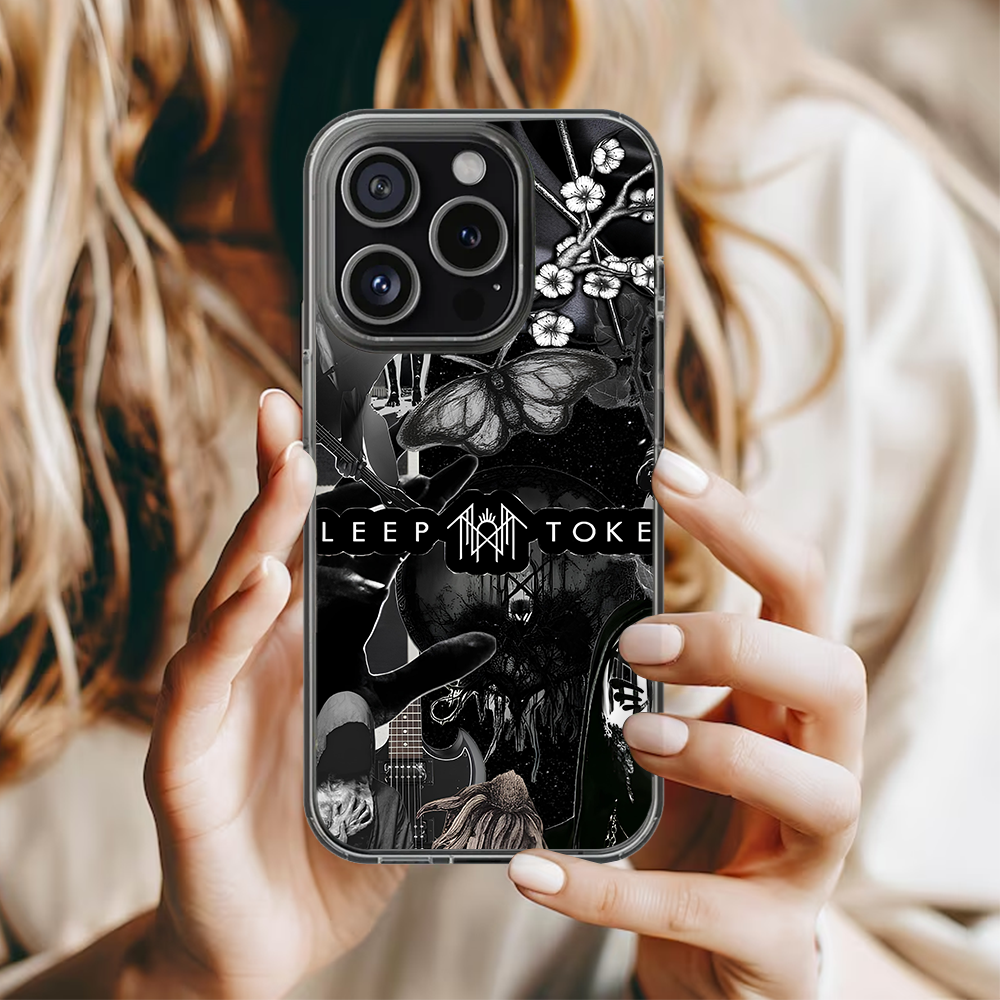 Sleep Token Gothic Butterfly Skull Phone Case – Compatible with iPhone 11 12 13 14 15 16 Pro Max & Samsung Galaxy Models