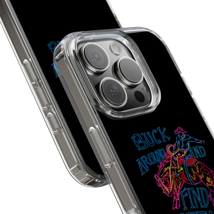 Bucking Cowboy Western Phone Case, Perfect Girly Gift For Girl From iPhone 16 15 14 13 12 11 X Pro Max Plus Samsung Galaxy S24.99 S24 S23 S22 S21 Ultra Plus