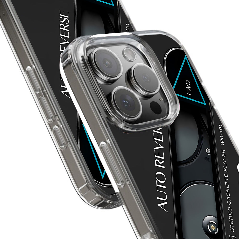 Retro Cassette Phone Case – Classic Walkman Tape Deck Soft Shell for iPhone 11 12 13 14 15 16 Pro Max Samsung S22 S23 S24 S24.99 Ultra Plus