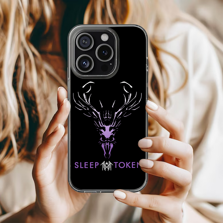 Sleep Token Totem Phone Case – Occult Gothic Totem Aesthetic, Bold Dark Art Cover for iPhone 11 12 13 14 15 16 Pro Max Samsung S22 S23 S24 S24.99 Ultra Plus