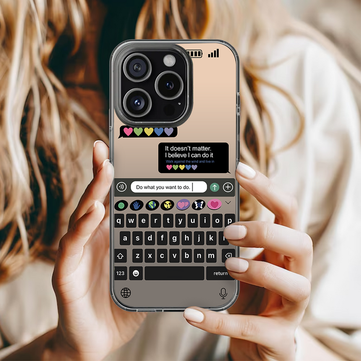 Motivational Meme Phone Case – Dark Aesthetic Full Moon Design Cover for iPhone 11 12 13 14 15 16 Pro Max, Music Fan Gift Idea
