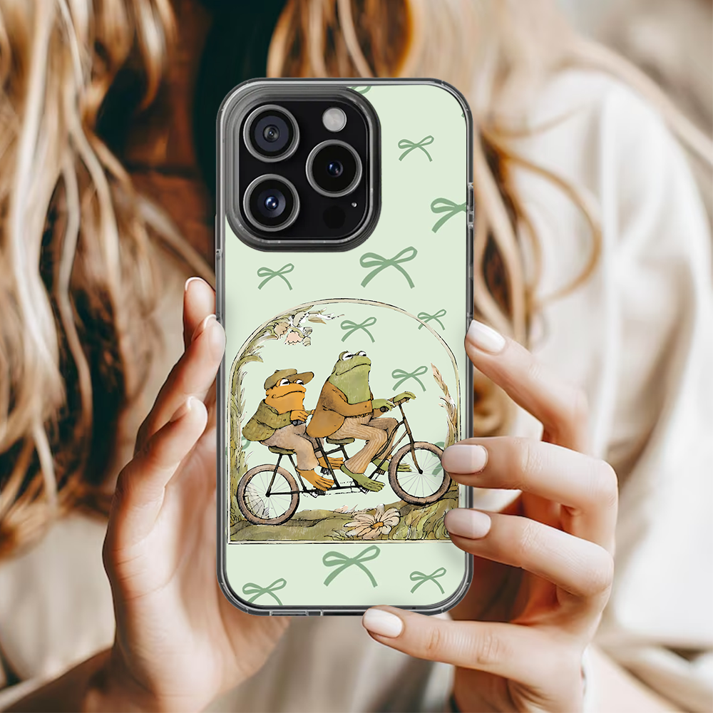 Strawberry Frog Meme Phone Case, Perfect Girly Gift For Girl From iPhone 16 15 14 13 12 11 X Pro Max Plus Samsung Galaxy S24.99 S24 S23 S22 S21 Ultra Plus