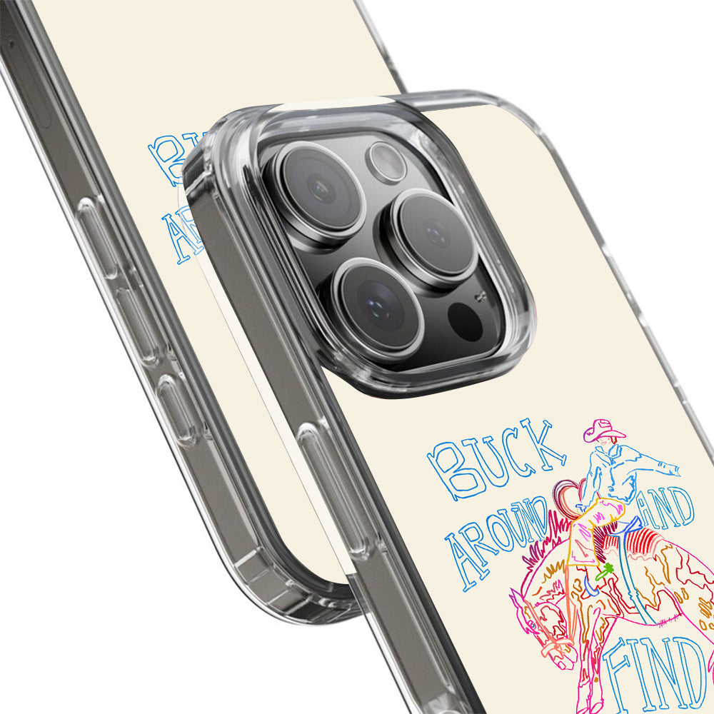 Bucking Cowboy Western Phone Case, Perfect Girly Gift For Girl From iPhone 16 15 14 13 12 11 X Pro Max Plus Samsung Galaxy S24.99 S24 S23 S22 S21 Ultra Plus