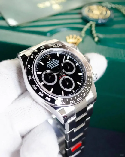 C – Rolex Cosmograph Daytona Stainless Steel Black Dial with Ceramic Bezel