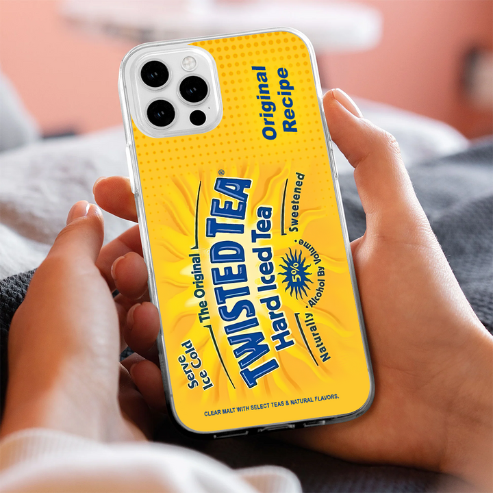 Twisted Tea Hard Iced Tea Can Phone Case, Perfect Girly Gift For Girl From iPhone 16 15 14 13 12 11 X Pro Max Plus Samsung Galaxy S24.99 S24 S23 S22 S21 Ultra Plus