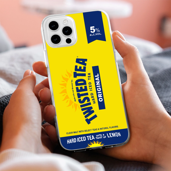 Twisted Tea Hard Iced Tea Can Phone Case, Perfect Girly Gift For Girl From iPhone 16 15 14 13 12 11 X Pro Max Plus Samsung Galaxy S24.99 S24 S23 S22 S21 Ultra Plus