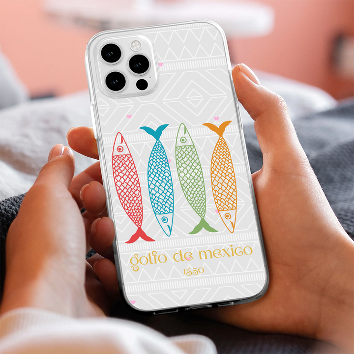 Gulf of Mexico Sea Life Phone Case, Perfect Girly Gift For Girl From iPhone 16 15 14 13 12 11 X Pro Max Plus Samsung Galaxy S24.99 S24 S23 S22 S21 Ultra Plus