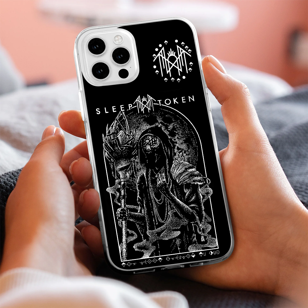 Grim Prophet Phone Case – Dark Hooded Figure Art, Gothic Horror Aesthetic Cover for iPhone 11 12 13 14 15 16 Pro Max Samsung S22 S23 S24 S24.99 Ultra Plus