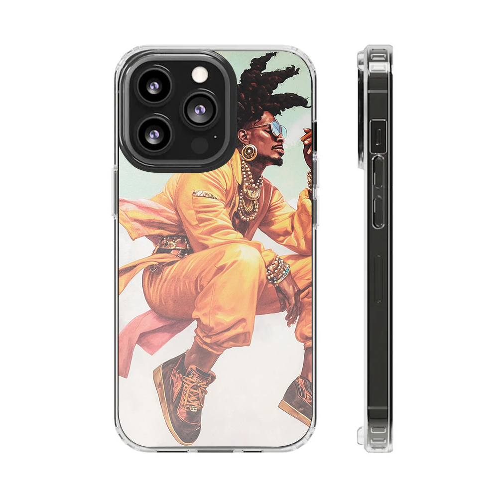 Anime Streetwear Phone Case – Dragon-Inspired Hip-Hop Style, Cool Urban Art Design for iPhone 15/14/13/12/11/XR/XS/X, Pro Max – Trendy Gift for Him or Her