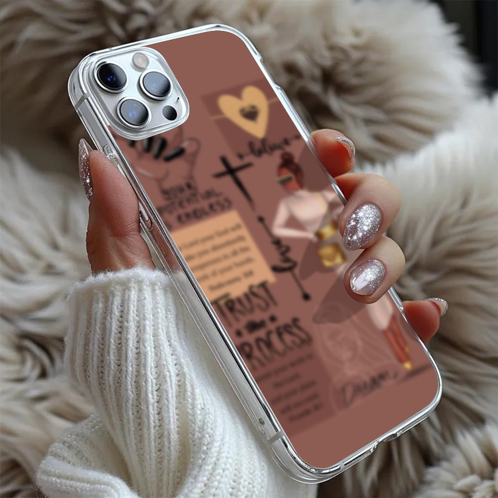 Faith Inspired Trust the Process Phone Case – Empowering Woman Design for iPhone 12 13 14 15 Pro Max & Samsung S22 S23 S24 Ultra
