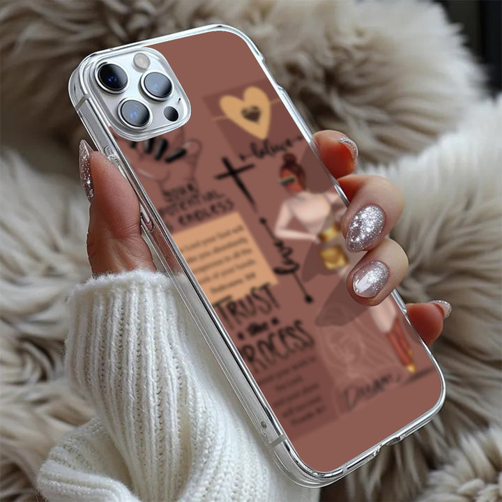 Faith Inspired Trust the Process Phone Case – Empowering Woman Design for iPhone 12 13 14 15 Pro Max & Samsung S22 S23 S24 Ultra