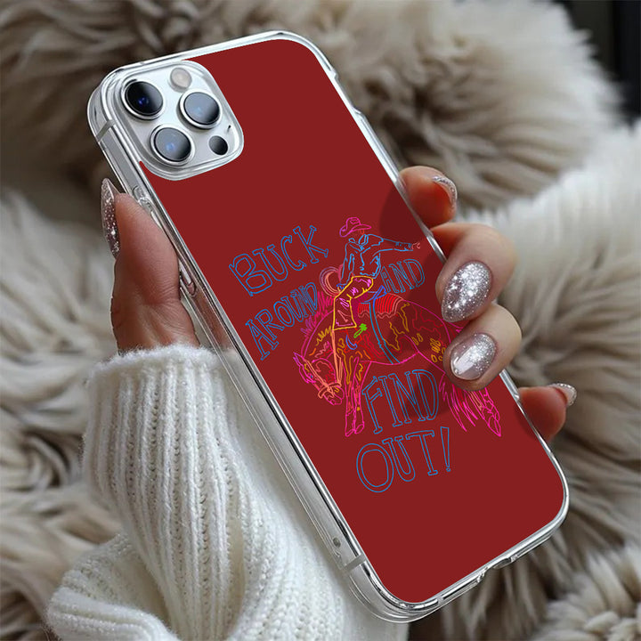 Retro Rodeo Aesthetic Phone Case, Perfect Girly Gift For Girl From iPhone 16 15 14 13 12 11 X Pro Max Plus Samsung Galaxy S24.99 S24 S23 S22 S21 Ultra Plus
