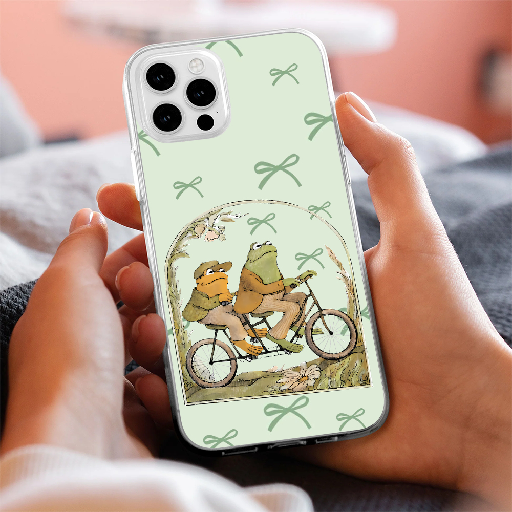 Strawberry Frog Meme Phone Case, Perfect Girly Gift For Girl From iPhone 16 15 14 13 12 11 X Pro Max Plus Samsung Galaxy S24.99 S24 S23 S22 S21 Ultra Plus