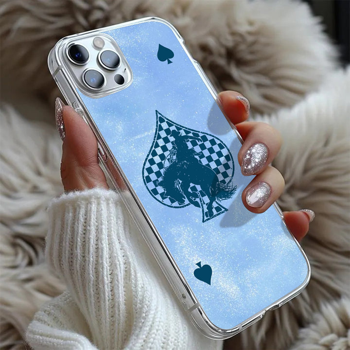Rodeo Spade Cowboy Phone Case, Perfect Girly Gift For Girl From iPhone 16 15 14 13 12 11 X Pro Max Plus Samsung Galaxy S24.99 S24 S23 S22 S21 Ultra Plus