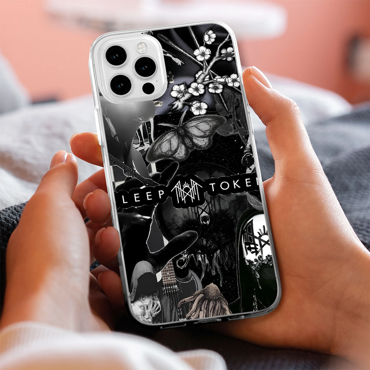 Sleep Token Gothic Butterfly Skull Phone Case – Compatible with iPhone 11 12 13 14 15 16 Pro Max & Samsung Galaxy Models