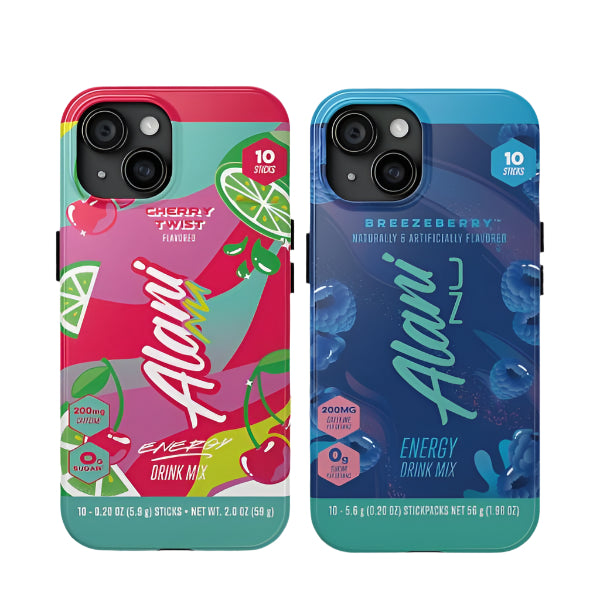 Alani Cherry Twist & Berry Edition Energy Drink Phone Case – Trendy Caffeine Aesthetic, Stylish Tough Cover, Perfect Gift For iPhone 12 13 14 15 16 Samsung S22 S23 S24 S24.99 Ultra PLus