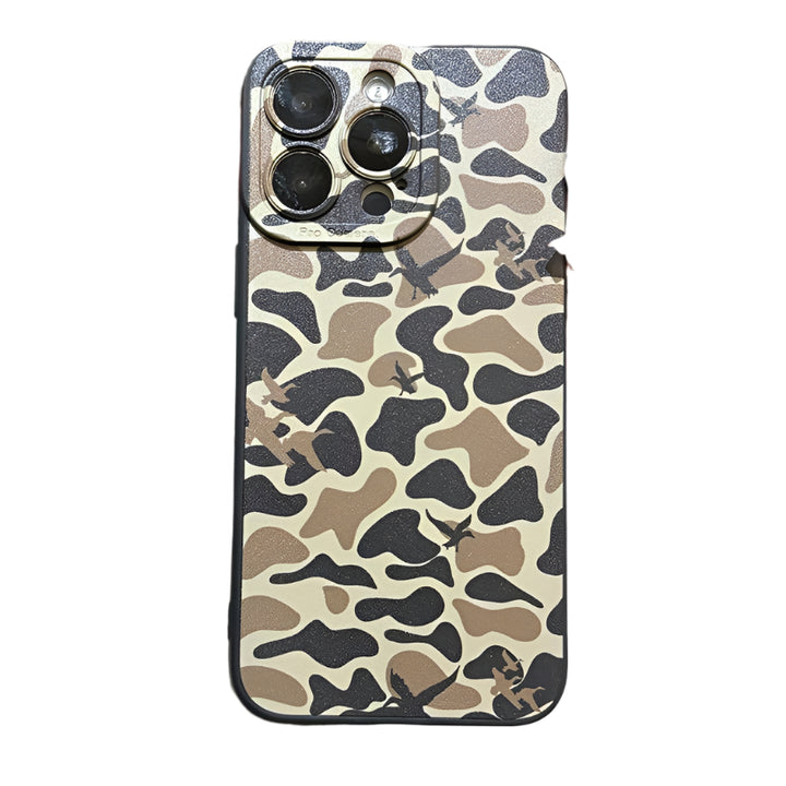Camouflage Pattern Hunting Duck Phone Case, Shockproof Anti-drop For iPhone X 11 12 13 14 15 16 Pro Max Plus Samsung Galaxy S24.99 S24 S23