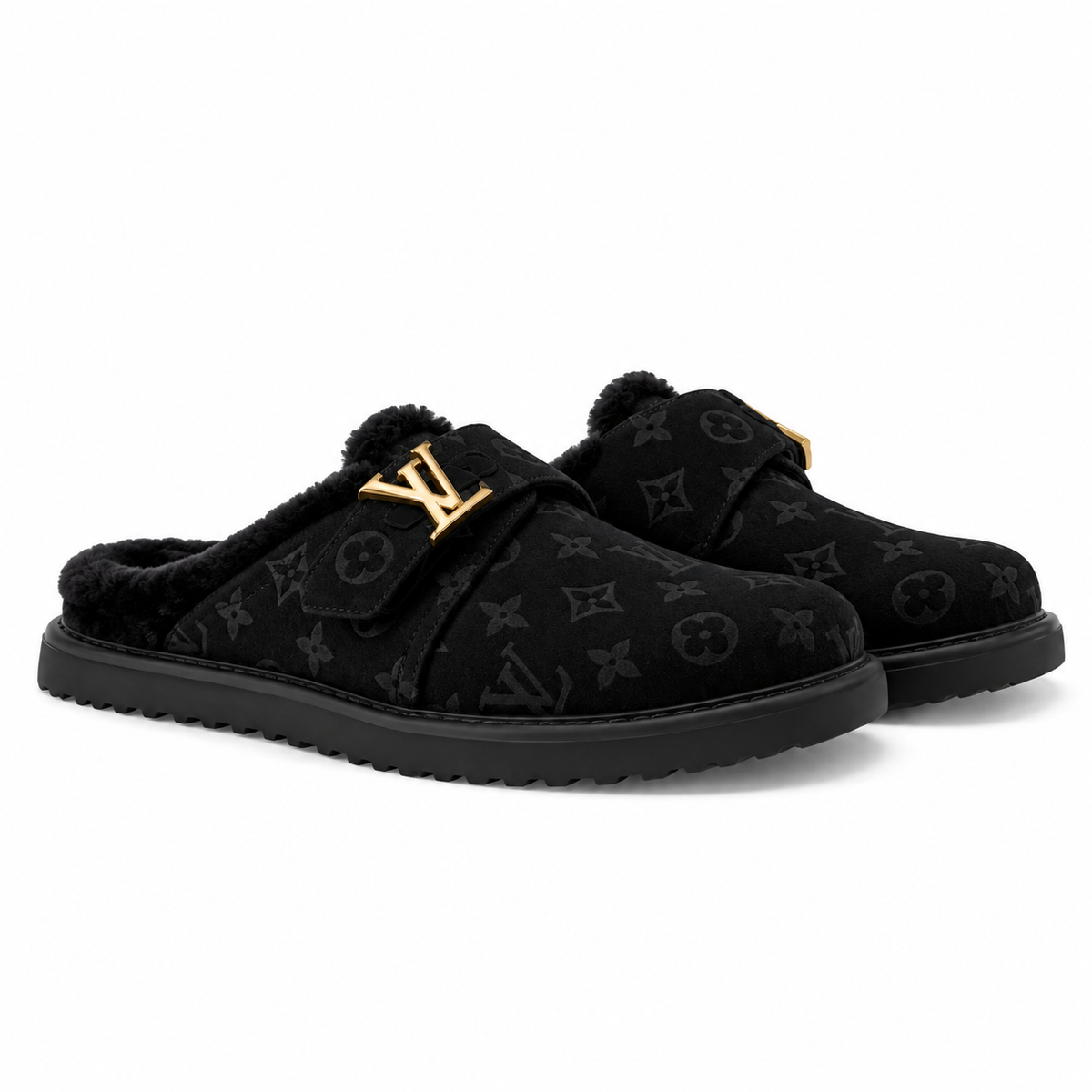 LV Easy Mule Sandals Black