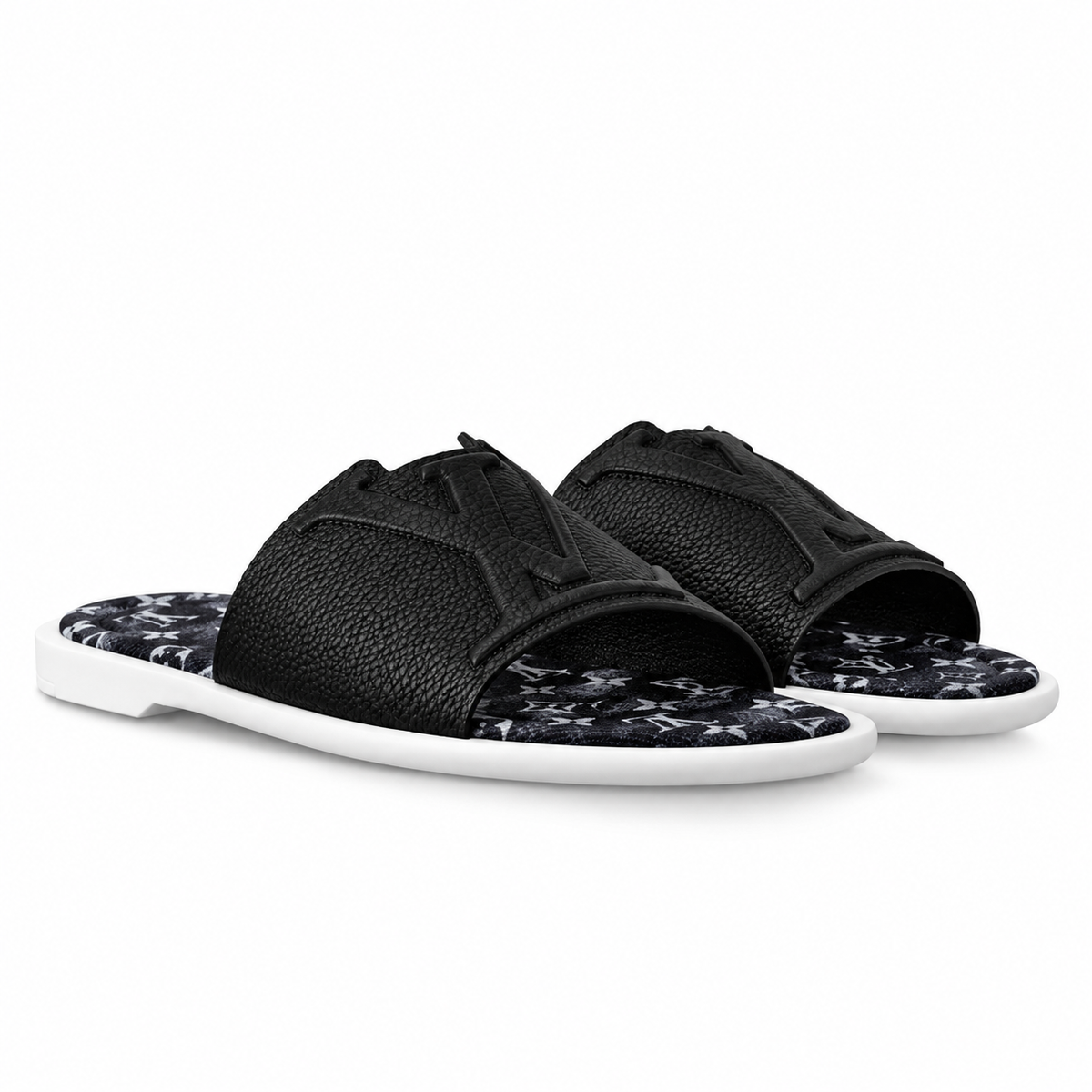 LV Portofino Mule Black