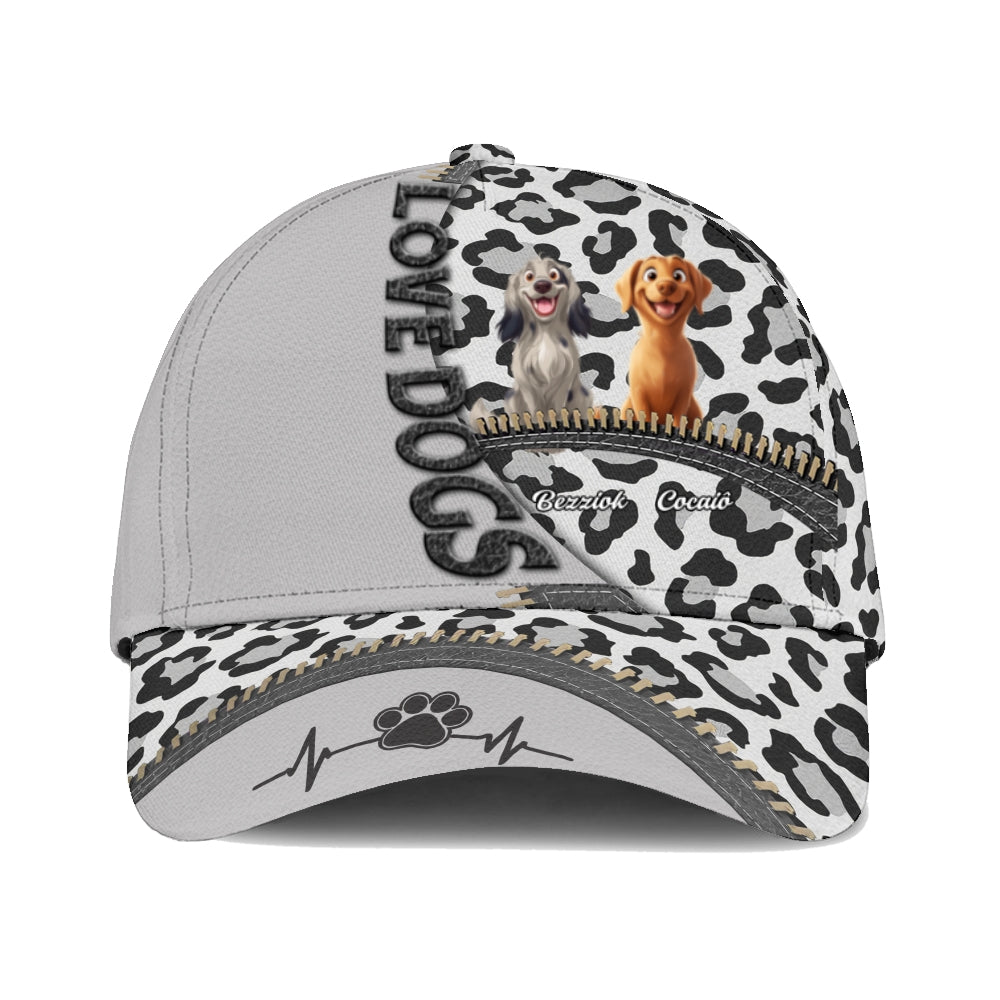 Custom Classic Cap -  Dog Personalized Custom Hat, All Over Print Classic Cap - Gift For Pet Owners, Pet Lovers