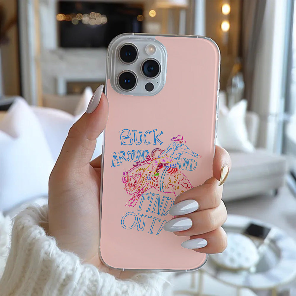 Retro Rodeo Aesthetic Phone Case, Perfect Girly Gift For Girl From iPhone 16 15 14 13 12 11 X Pro Max Plus Samsung Galaxy S24.99 S24 S23 S22 S21 Ultra Plus