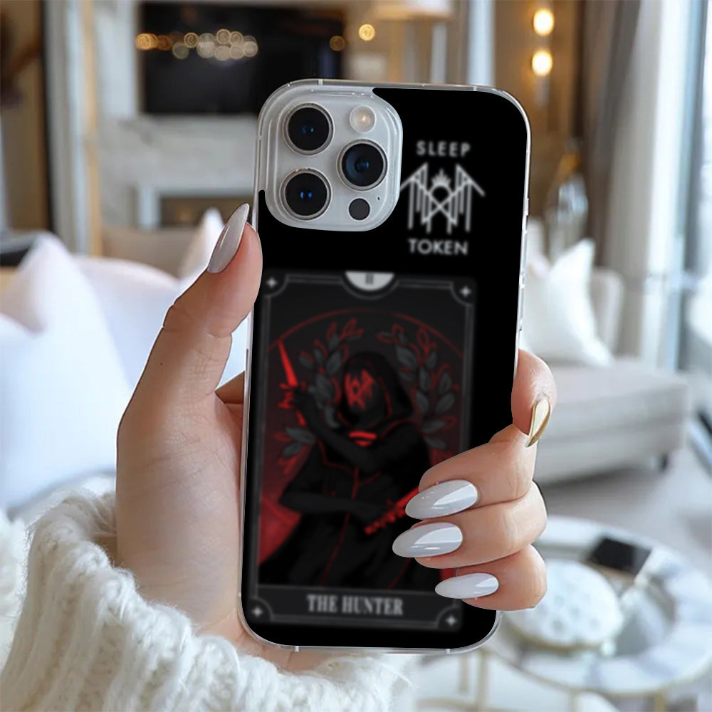 The Hunter Tarot-Inspired iPhone Case, Dark Gothic Assassin Style Cover, Fits iPhone 12 13 14 15 Pro Max