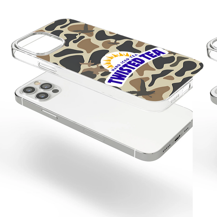 Twisted Tea Camo Phone Case – Dark Aesthetic Full Moon Design Cover for iPhone 11 12 13 14 15 16 Pro Max, Music Fan Gift Idea