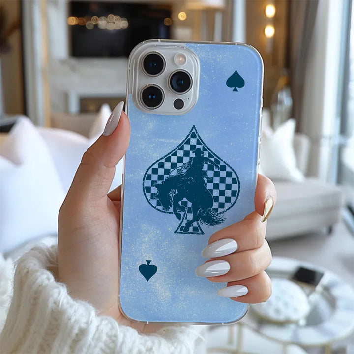Rodeo Spade Cowboy Phone Case, Perfect Girly Gift For Girl From iPhone 16 15 14 13 12 11 X Pro Max Plus Samsung Galaxy S24.99 S24 S23 S22 S21 Ultra Plus