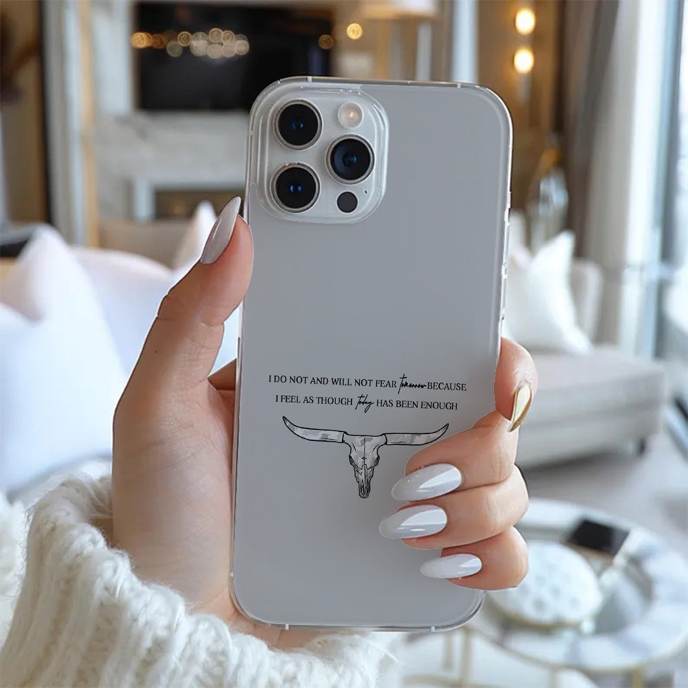 Minimalist Bull Skull Bible Verse Phone Case, Perfect Girly Gift For Girl From iPhone 16 15 14 13 12 11 X Pro Max Plus Samsung Galaxy S24.99 S24 S23 S22 S21 Ultra Plus