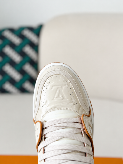 LV Trainer Sneaker White
