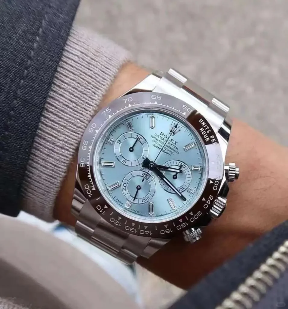 Rolex Cosmograph Daytona 40mm Platinum Ice-Blue Dial