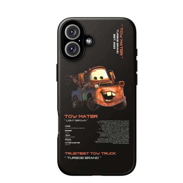 Porsche 911 Tow Mater Cars Couple Tough Phone Case, For iPhone X 11 12 13 14 15 16 Pro Max Plus Samsung Galaxy s24.99 s24 s23 s22 Perfect Dad Gift