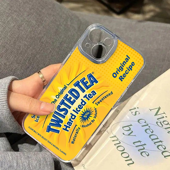 Twisted Tea Hard Iced Tea Can Phone Case, Perfect Girly Gift For Girl From iPhone 16 15 14 13 12 11 X Pro Max Plus Samsung Galaxy S24.99 S24 S23 S22 S21 Ultra Plus
